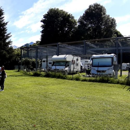 Area camper Colico lago di Como